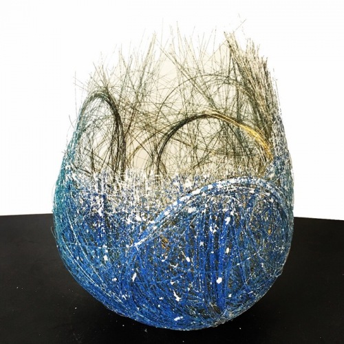 033. Spheroidal Disruption (Blue and Gold V1), Michael OReilly