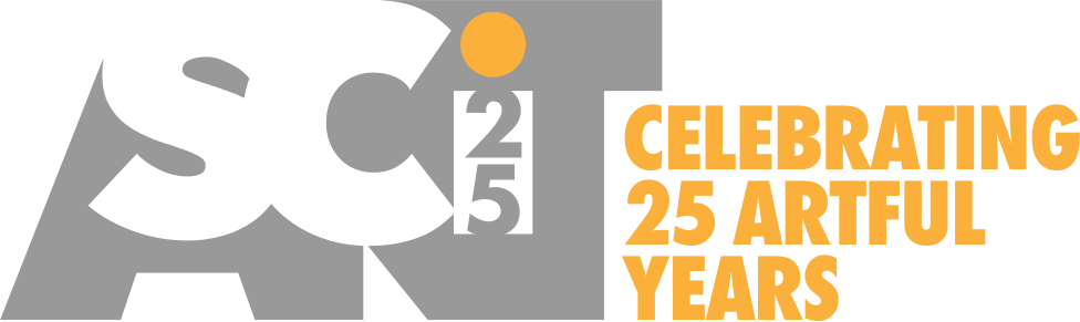 logo: SCIART25 Celebrating 25 Artful Years